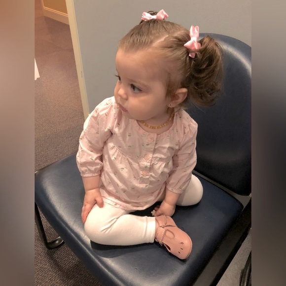 Sz 2 Freshly Picked Soft Soles, Blush Pink Mary Janes with Dustcover - Picture 5 of 7